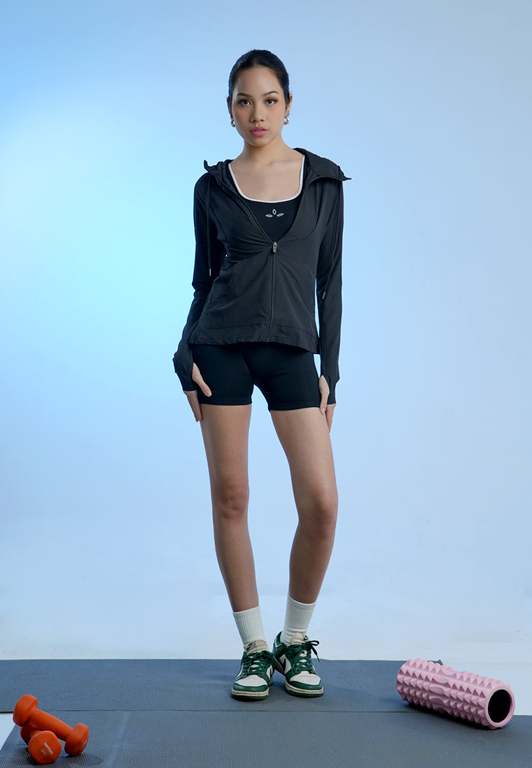 Holy Woman Atasan Wanita Hoodie Track Jacket