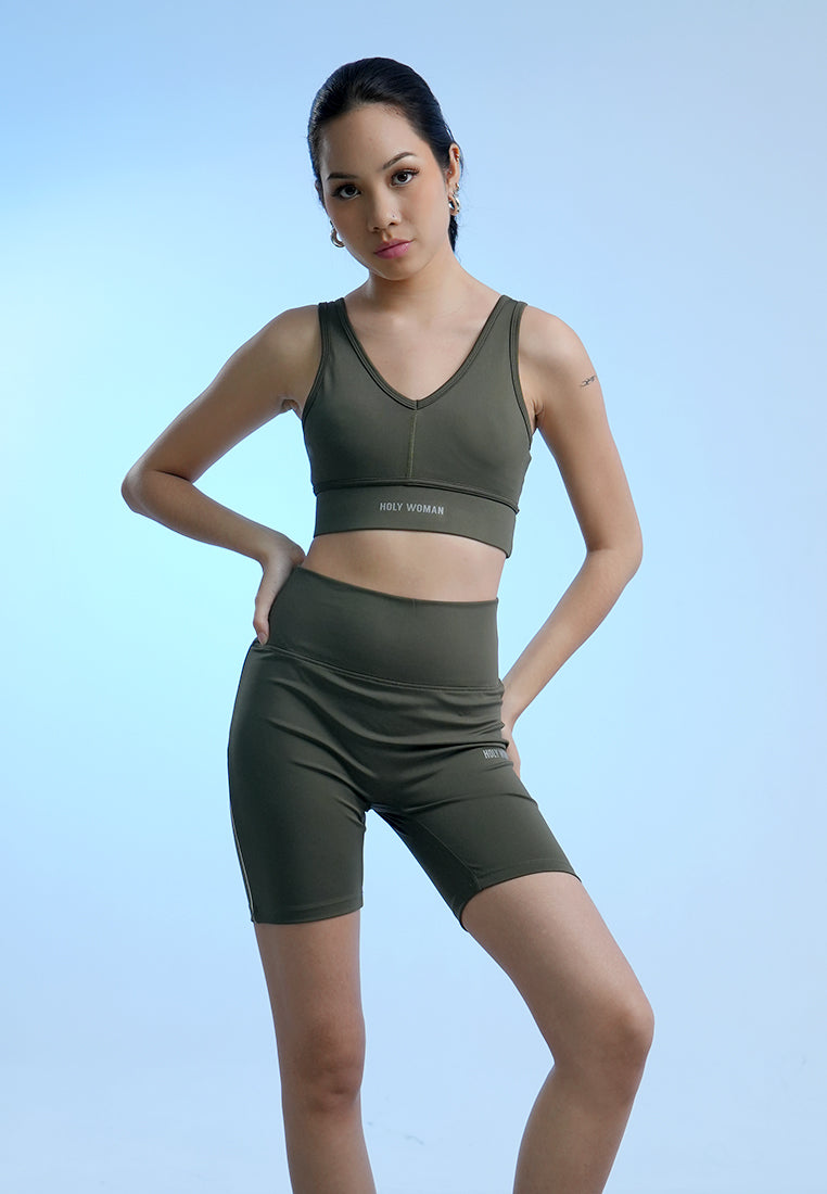 Holy Woman Atasan Wanita V-Neck Sport Bra