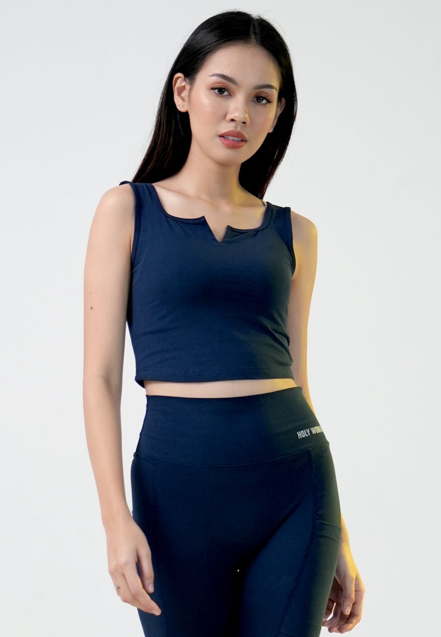 Holy Woman Atasan Olahraga Tank Top Square Neck