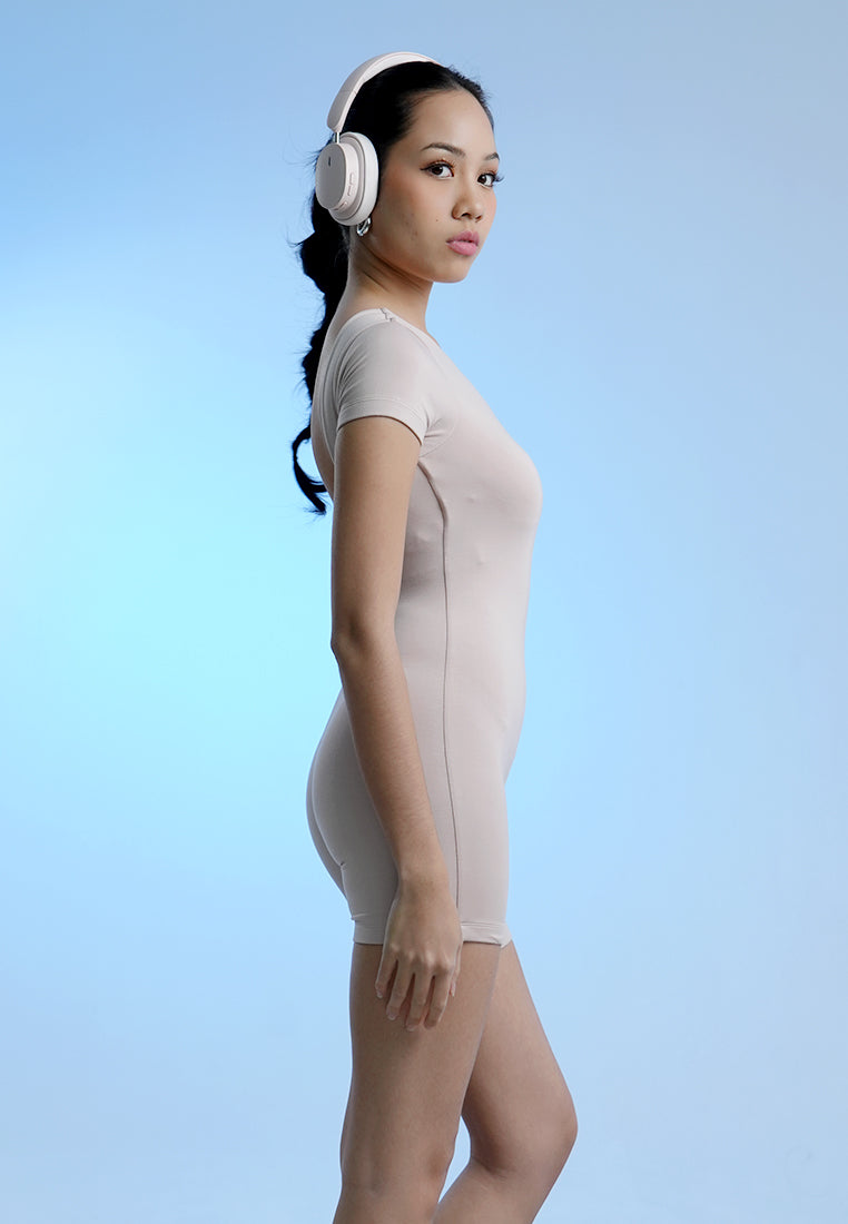 Holy Woman Backless Short Sleeve Jumpsuit