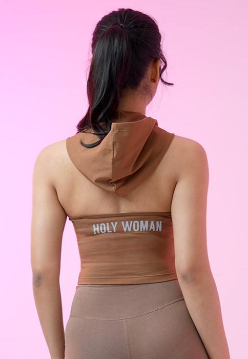 Holy Woman Atasan Olahraga Hoodie Tank Top