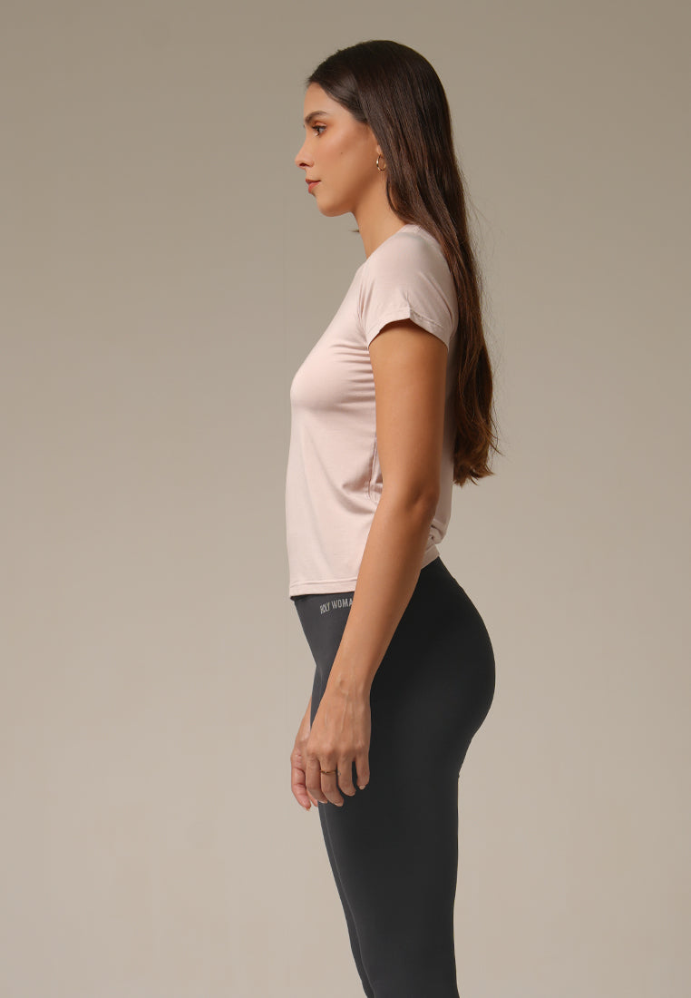 Holy Woman Atasan Kaos Lengan Pendek Basic Short Sleeve T-Shirt