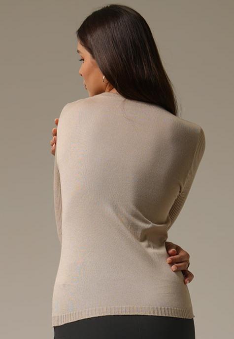 Holy Woman Atasan Rajut Lengan Panjang Manipura Pullover