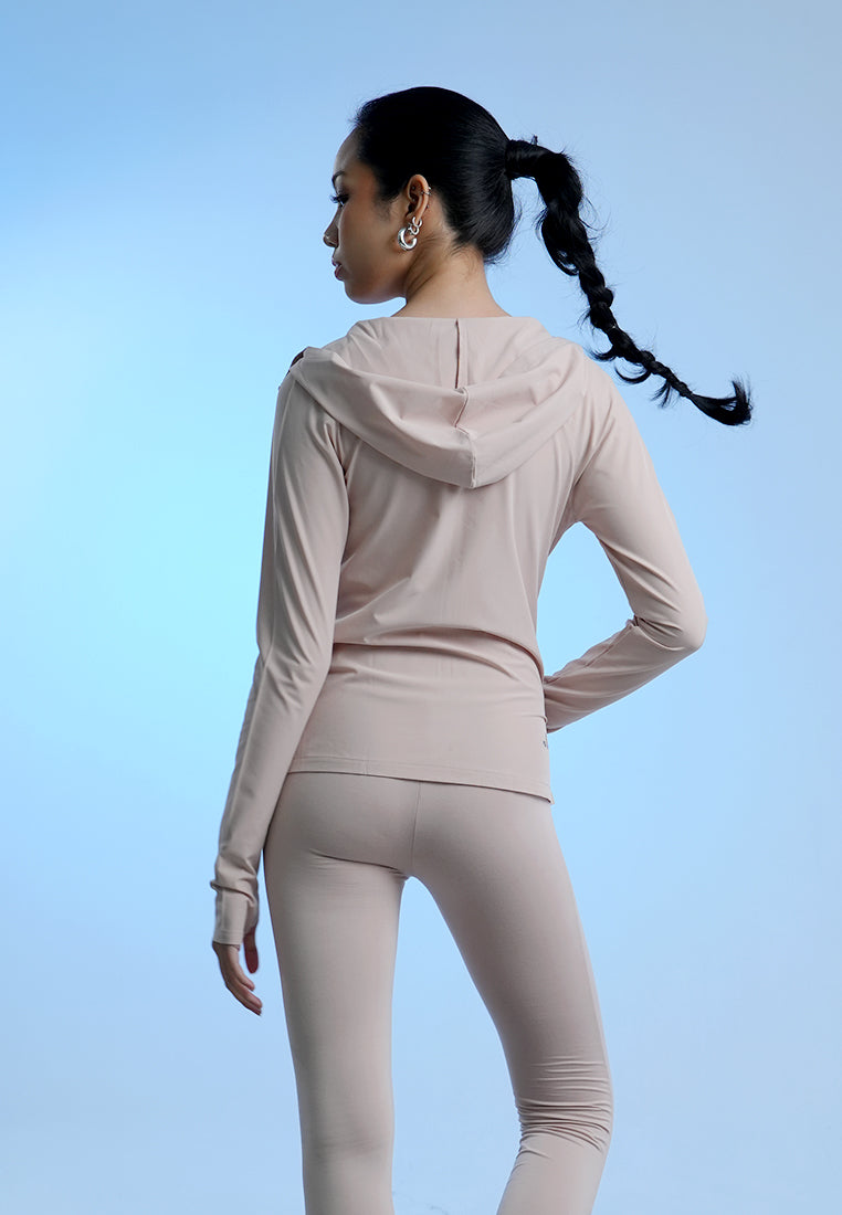 Holw Woman Atasan Wanita Hoodie Zip Up Jacket