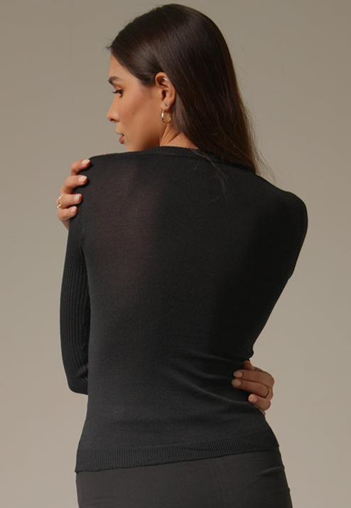 Holy Woman Atasan Kaos Lengan Panjang Kundalini Pullover