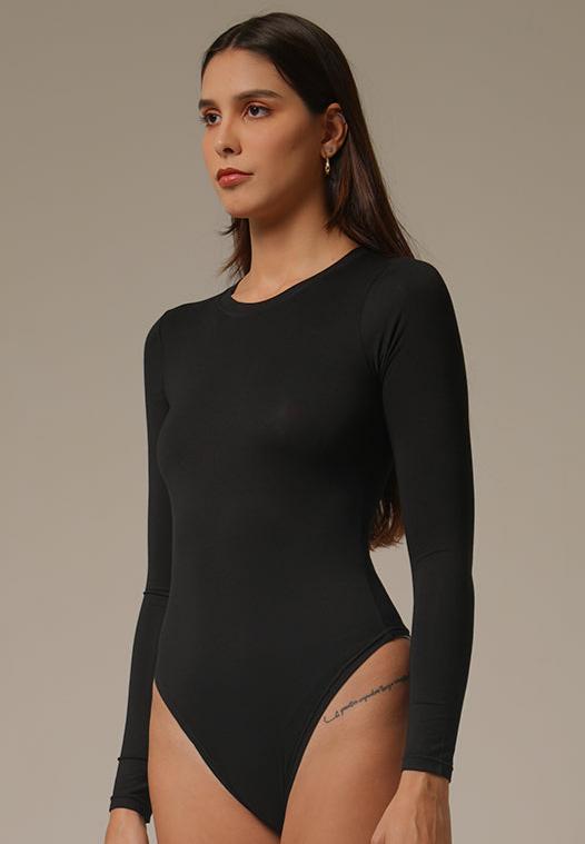Holy Woman Budysuit Lengan Panjang Long Sleeve Crew Neck Bodysuit