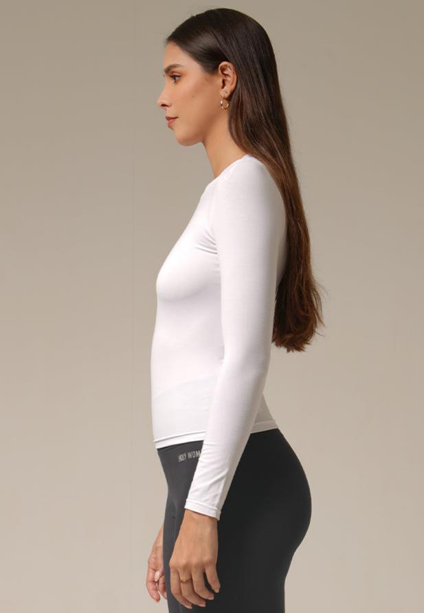 Holy Woman Atasan Kaos Lengan Panjang Basic Long Sleeve T-Shirt