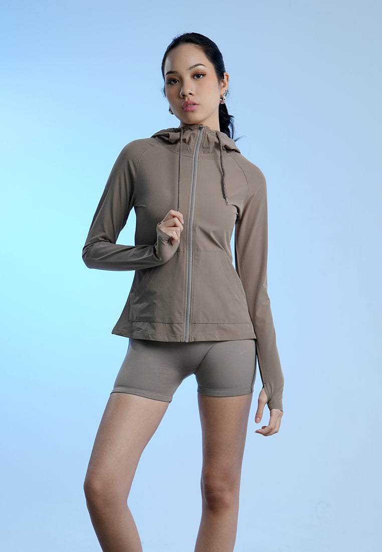 Holy Woman Atasan Wanita Hoodie Track Jacket