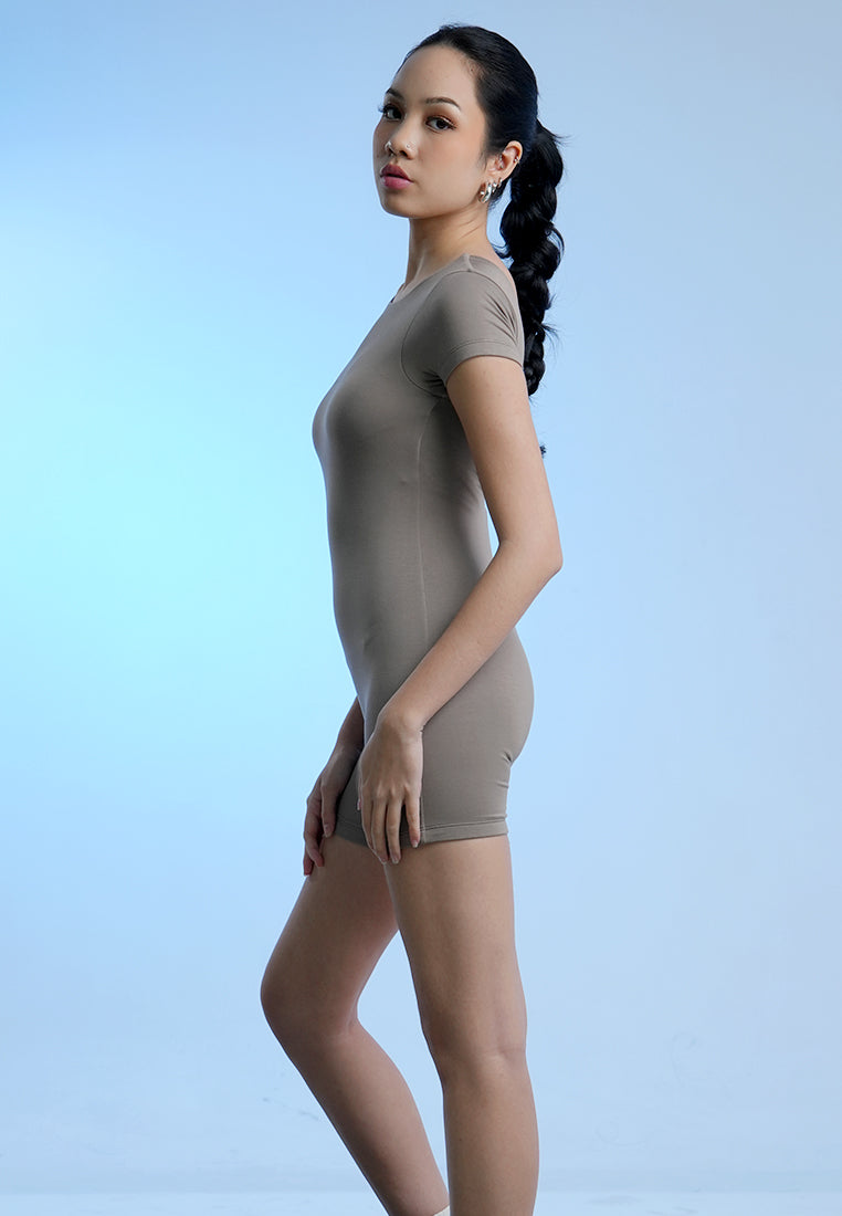 Holy Woman Backless Short Sleeve Jumpsuit
