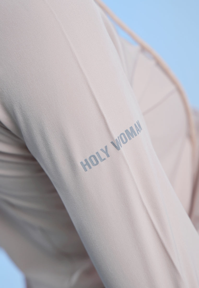 Holy Woman Atasan Wanita Hoodie Track Jacket