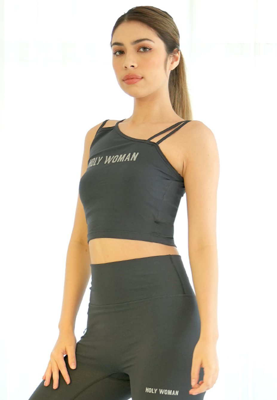 Holy Woman Atasan Olahraga Tang Top Double Strap