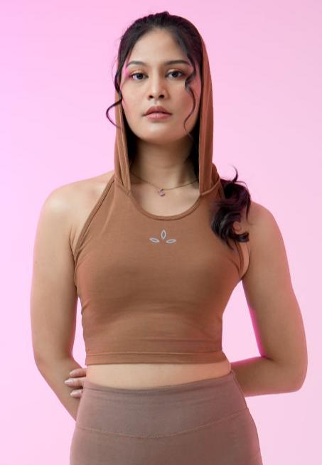 Holy Woman Atasan Olahraga Hoodie Tank Top