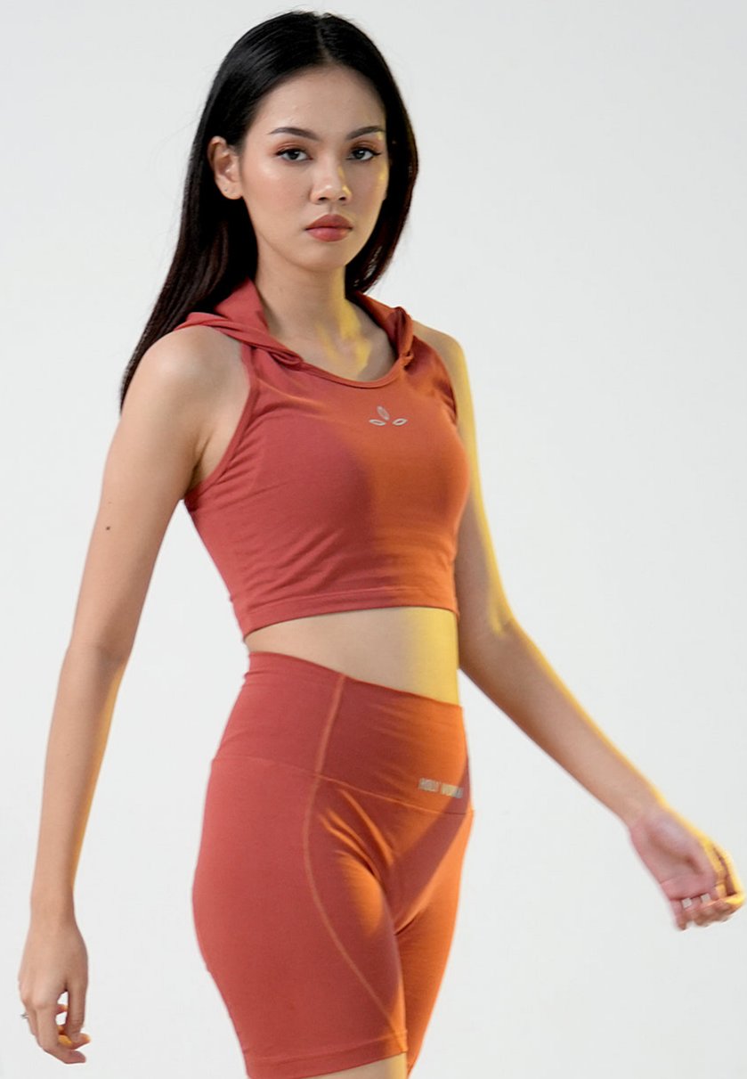 Holy Woman Atasan Olahraga Hoodie Tank Top