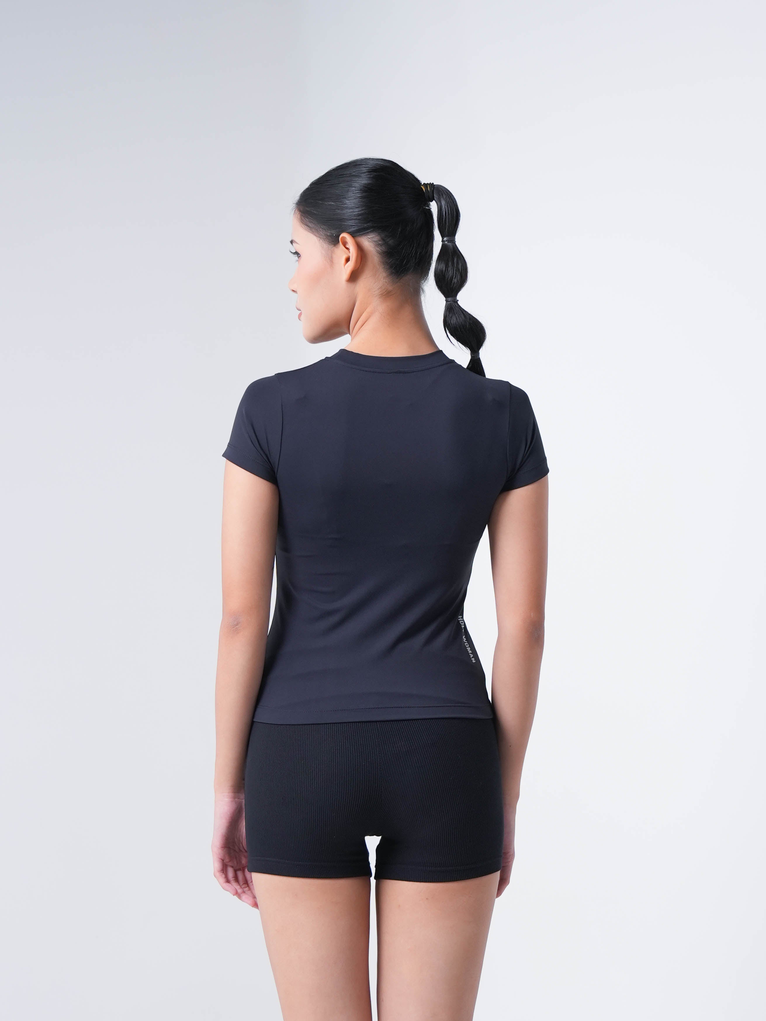 Holy Woman Atasan Kaos Olahraga Lengan Pendek Wanita Basic Short Sleeve