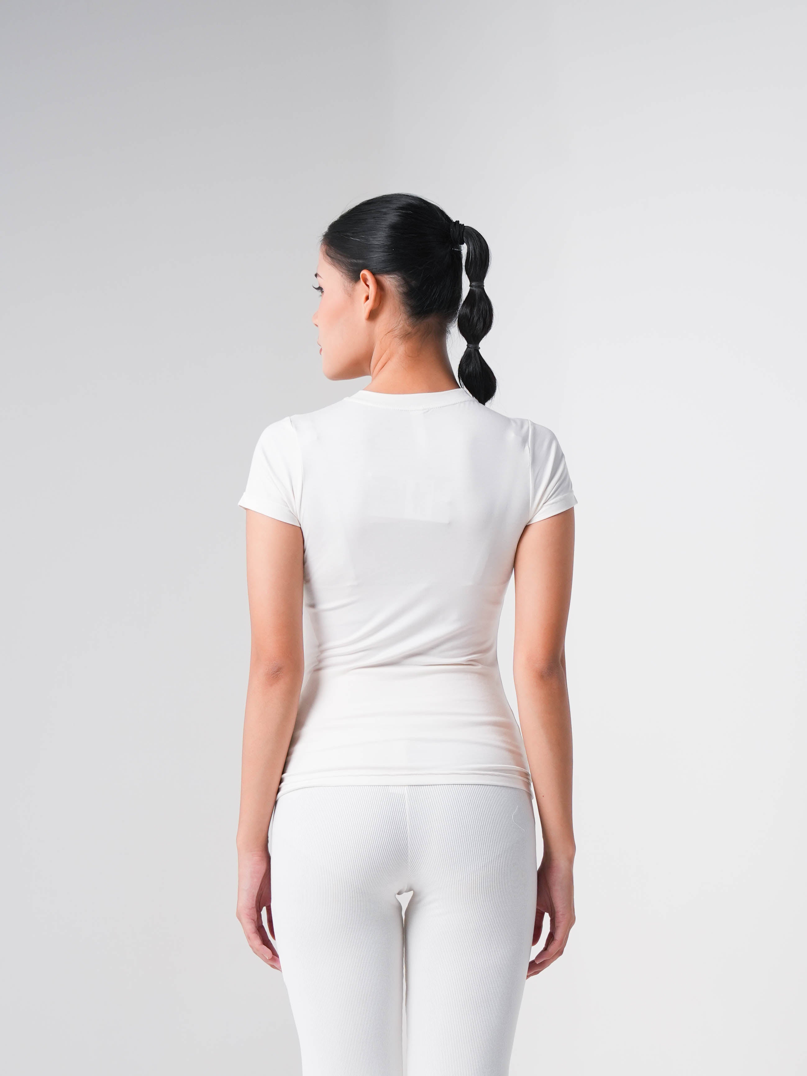 Holy Woman Atasan Kaos Olahraga Lengan Pendek Wanita Basic Short Sleeve T-Shirt